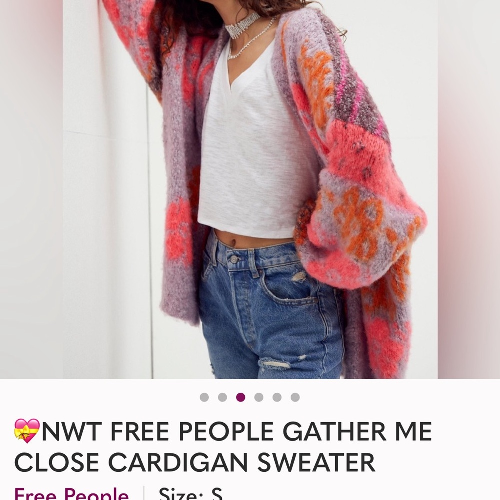 Free people gather me close cardi NWT - Picture 3 of 7